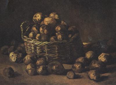 Vincent Van Gogh Still life with a Basket of Potatoes (nn04)